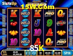 Jackpots e promoções na 85K